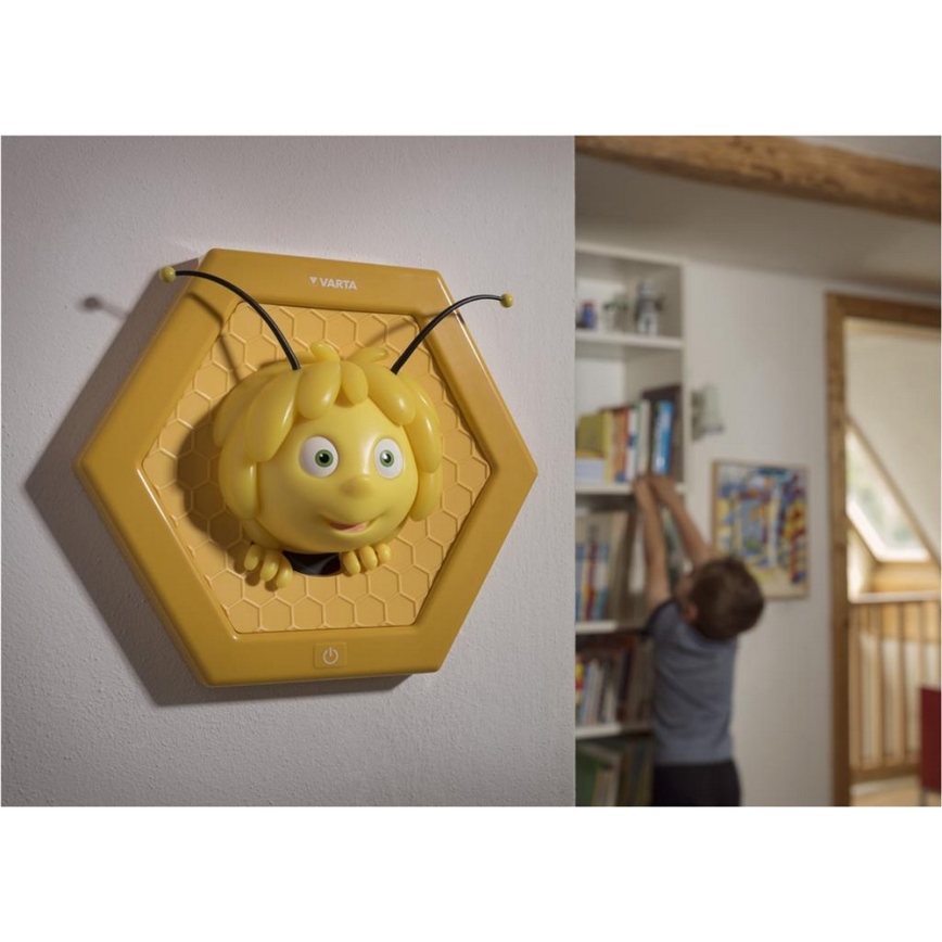 Varta 1563 - LED Детскo Стенна лампа MAYA THE BEE LED/3xAA