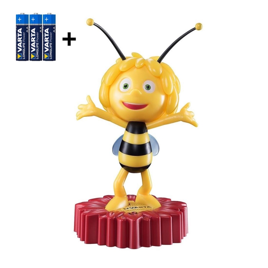 Varta 15635 - LED Детска нощна лампа MAYA THE BEE LED/3xAA
