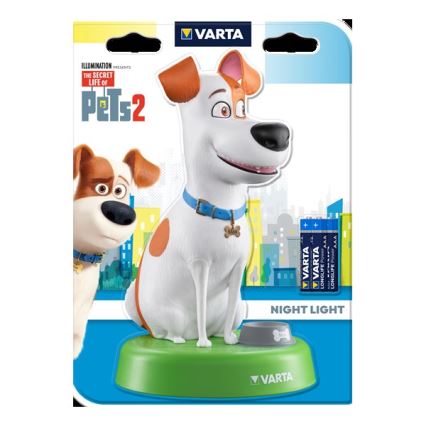 Varta 15641 - LED Детска лампа THE SECRET LIFE OF PETS LED/3xAAA