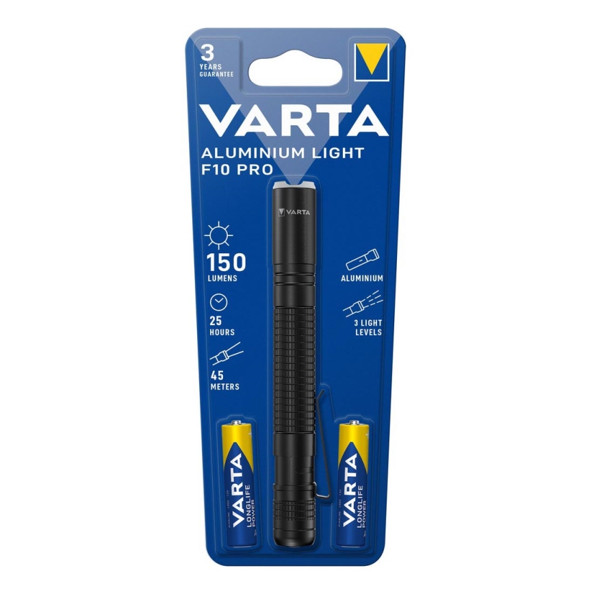 Varta 16606101421 - LED Фенерче ALUMINIUM LIGHT LED/2xAAA