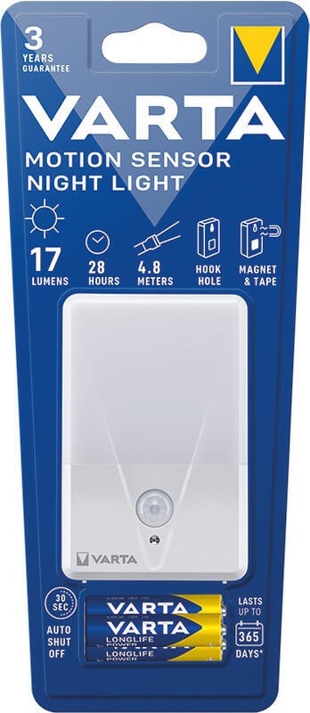 Varta 16624101421 - LED Лампа за ориентация със сензор NIGHT LIGHT LED/3xAAA