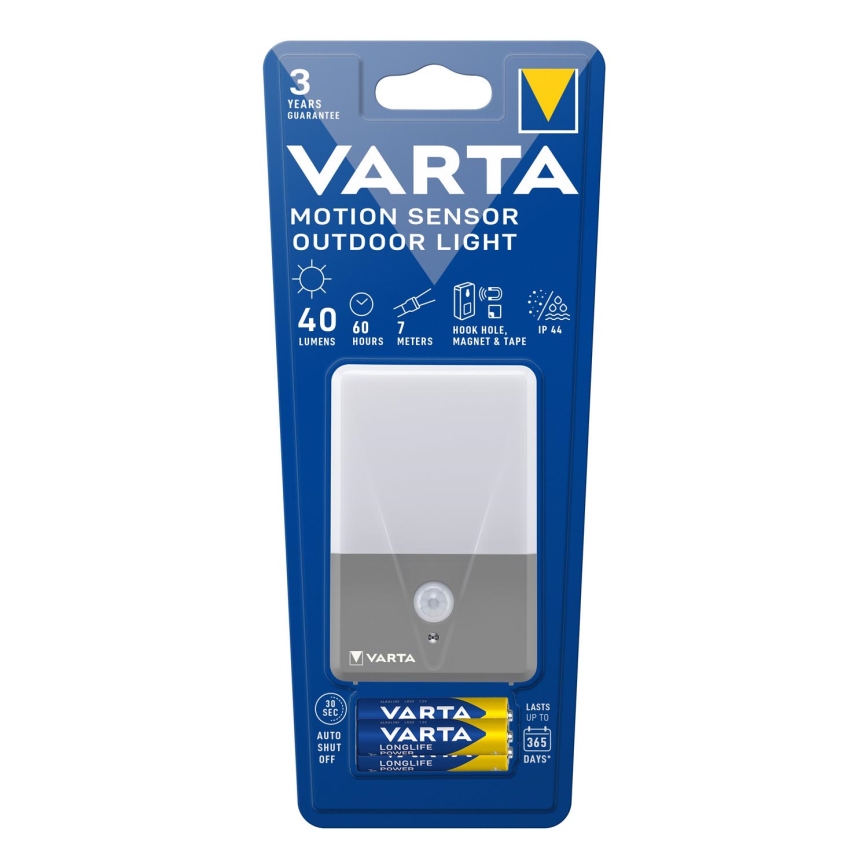Varta 16634101421 - LED къмпинг фенер с сензор LED/3xAAA IP44
