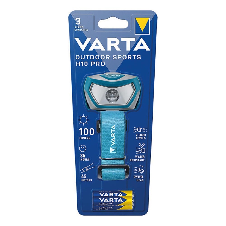Varta 16650101421 - LED Челник OUTDOOR SPORTS H10 Pro LED/3xAAA