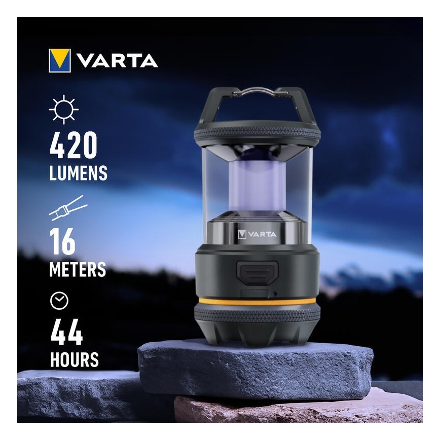 Varta 17550101111 - LED къмпингова лампа L20 LED/3,6V 2600 mAh IP54
