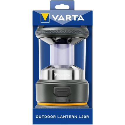 Varta 17550101111 - LED къмпингова лампа L20 LED/3,6V 2600 mAh IP54
