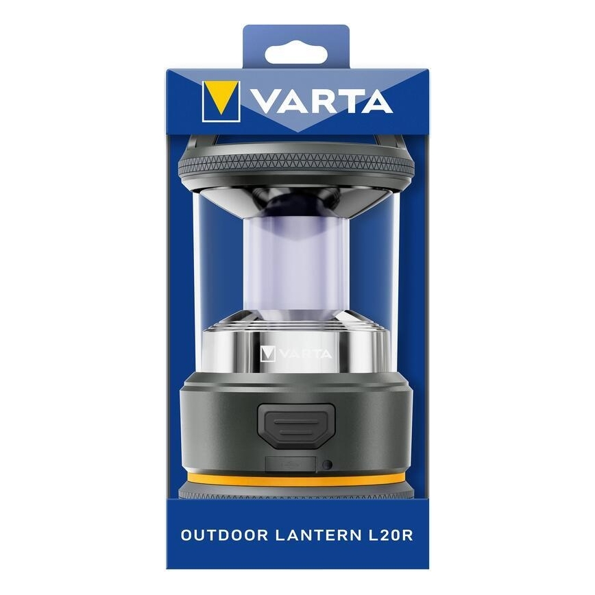 Varta 17550101111 - LED къмпингова лампа L20 LED/3,6V 2600 mAh IP54