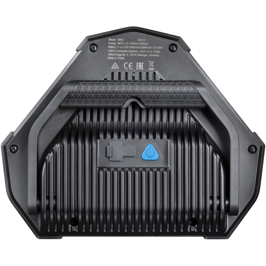Varta 18647101401 - LED Портативно фенерче WORK FLEX LED/12W/5V 5200mAh IP54