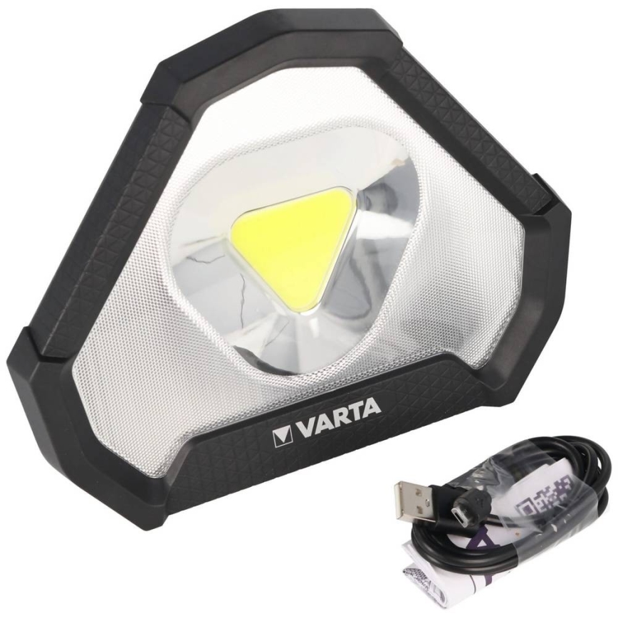 Varta 18647101401 - преносима работна LED лампа WORK FLEX LED/12W/5V 5200 mAh IP54