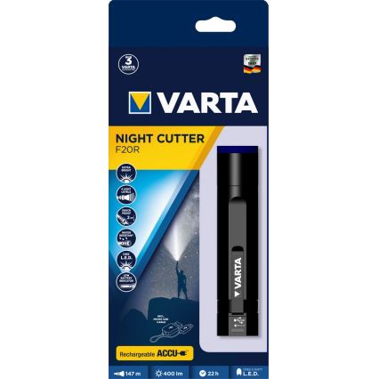 VARTA 18900 - LED Фенерче USB LED/6W