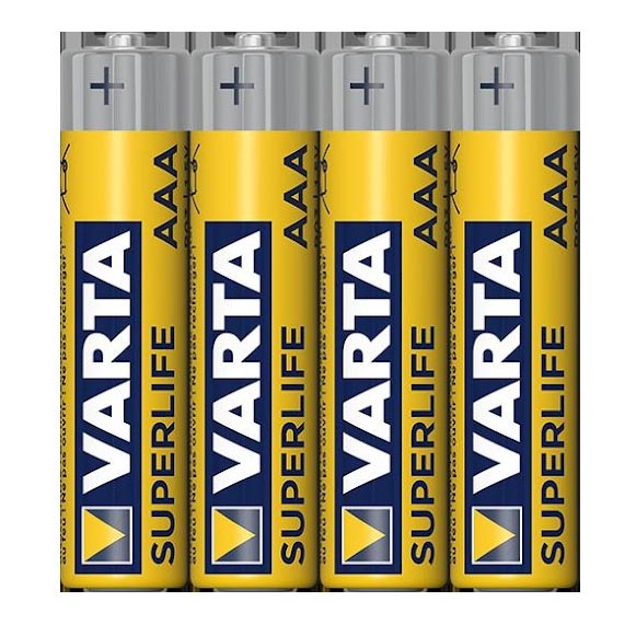 Varta 2003101304 - 4 бр. Цинково-въглеродна батерия SUPERLIFE AAA 1,5V