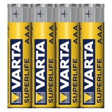Varta 2003101304 - 4 бр. Цинкова въглеродна батерия SUPERLIFE AAA 1,5V