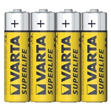 Varta 2006 - 4 бр. Цинково/въглеродна батерия SUPERLIFE AA 1,5V