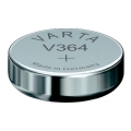 Varta 3641 - 1 бр. Сребърнoоксидна плоска батерия V364 1,5V