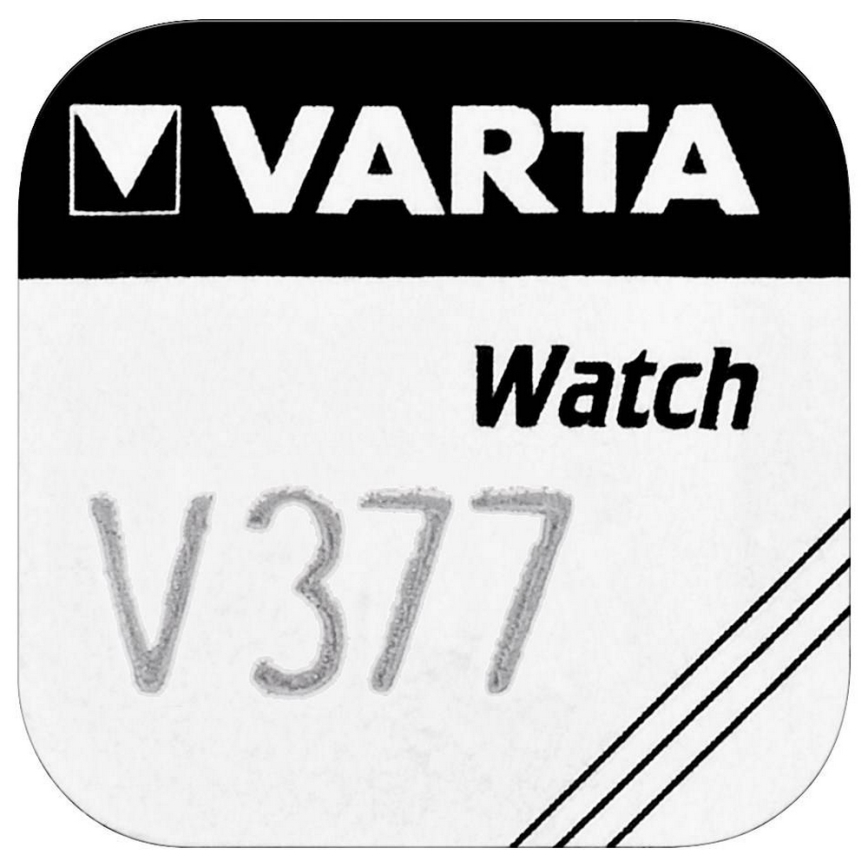 Varta 3771 - 1 бр. Сребърнoоксидна плоска батерия V377 1,5V