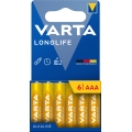 Varta 4103101746 - 6 бр. алкални батерии LONGLIFE AAA 1,5V