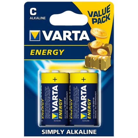 Varta 4114 - 2 бр. Алкална батерия ENERGY C 1,5V