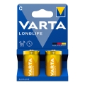 Varta 4114101422 - 2 бр. алкални батерии LONGLIFE LR14/C 1,5V