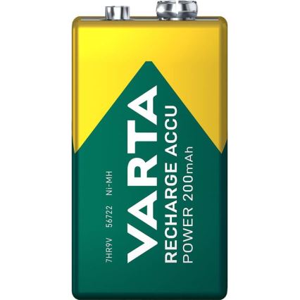 Varta 56722101401 - 1 бр. презареждаема Ni-MH акумулаторна батерия 200mAh/9V