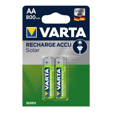 Varta 56736 - 2 бр. Презареждаеми батерии SOLAR ACCU AA NiMH/800mAh/1,2V