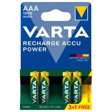 Varta 5703301494 - 3+1 бр. Акумулаторни батерии ACCU AAA Ni-MH/1000mAh/1,2V