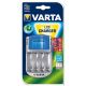 Varta 57070 - Зарядно за батерии LCD 4xAA/AAA 100-240V/12V/5V