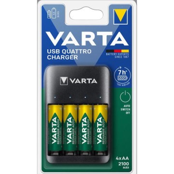 Varta 57652101451 - Зарядно устройство за батерии 4xAA/AAA 2100mAh 5V