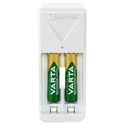Varta 57656201421 - Зарядно устройство за батерии 2xAA/AAA 800 mAh 230V