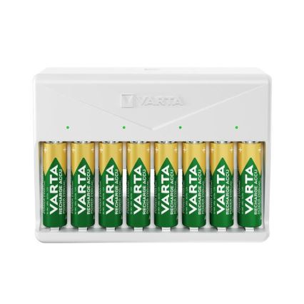 Varta 57659101401 - Зарядно за 8 батерии AA/AAA, 5 V