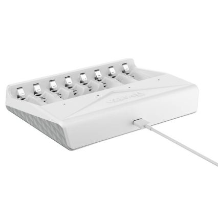 Varta 57659101401 - Зарядно за 8 батерии AA/AAA, 5 V