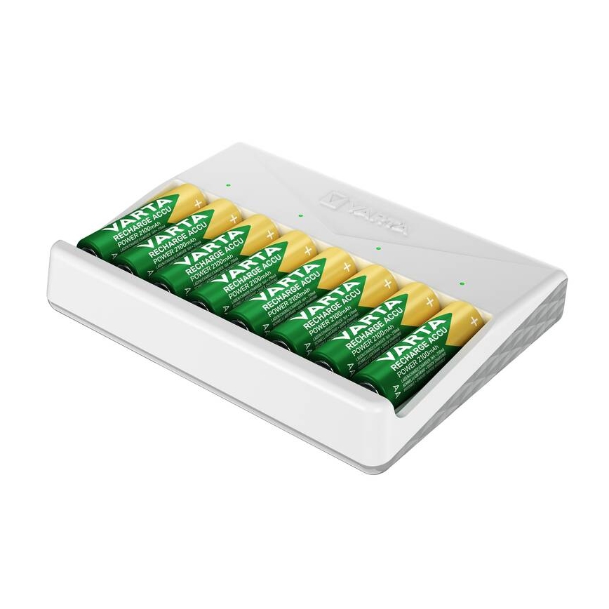 Varta 57659101401 - Зарядно за 8 батерии AA/AAA, 5 V