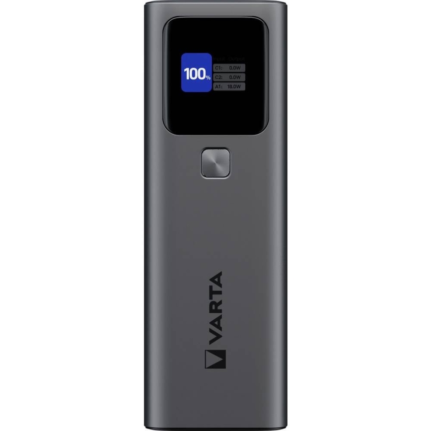 Varta 57984101111 - Преносима батерия с LED дисплей и Power Delivery 27000 mAh/140W/3,7V