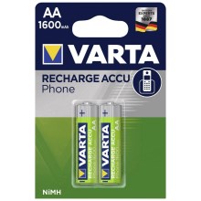 Varta 58399 - 2 бр. акумулаторна батерия PHONE ACCU AA NiMH/1600mAh/1,2V