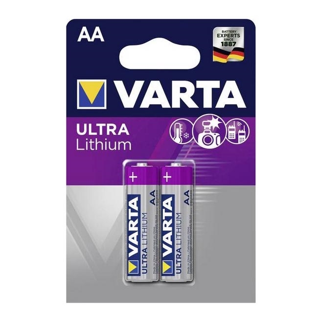 Varta 6106 - 2 бр. Литиева батерия ULTRA AA 1,5V