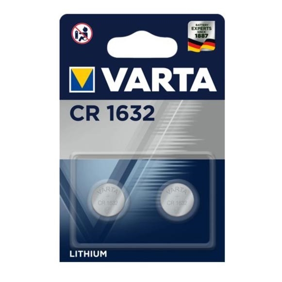 Varta 6632101402 - 2 бр. Литиева батерия ELECTRONICS CR1632 3V