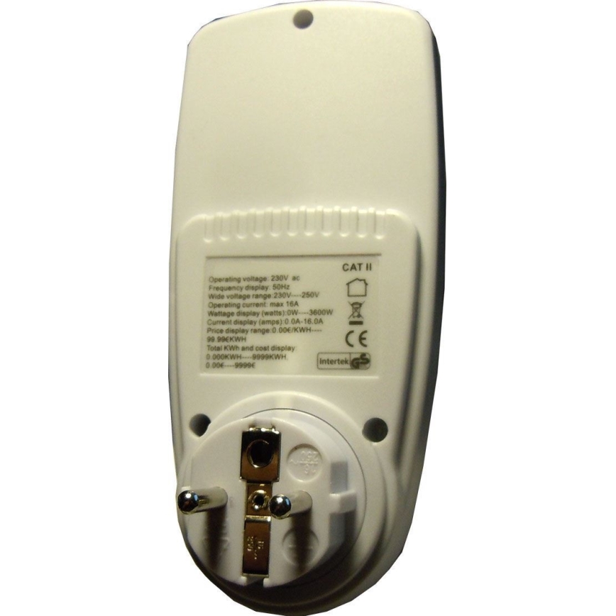 Ватметър и електромер 3600W/230V