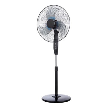 Вентилатор на стойка 65W/230V 145 см черен + дистанционно управление