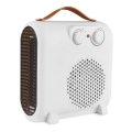 Вентилатор с нагревател 1000/2000W/230V бял