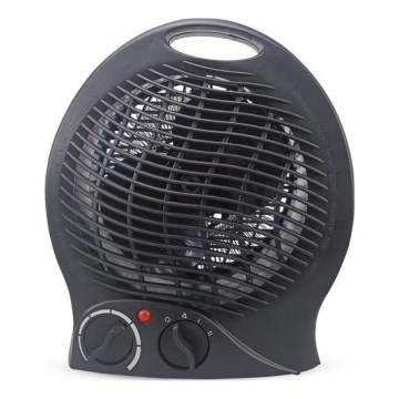 Вентилатор с нагревателен елемент 1000/2000W/230V черен