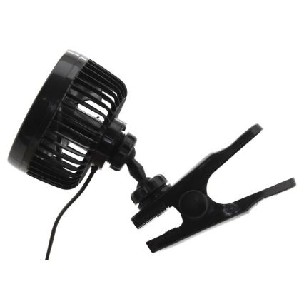 Вентилатор с щипка USB 4W/5V черен