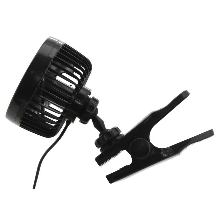 Вентилатор с щипка USB 4W/5V черен