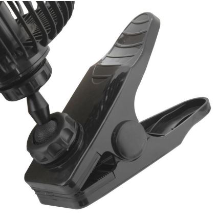 Вентилатор с щипка USB 4W/5V черен