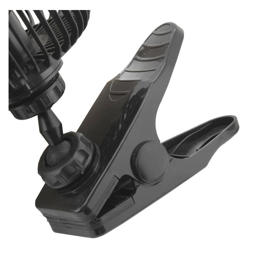 Вентилатор с щипка USB 4W/5V черен