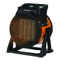 Вентилатор с керамичен нагревател 1000/2000W/230V оранжев/черен