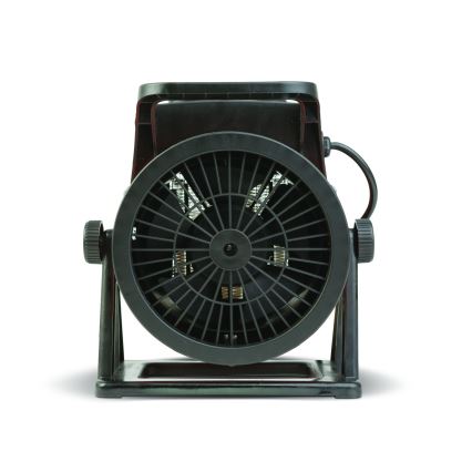 Вентилатор с керамичен нагревател 1000/2000W/230V оранжев/черен