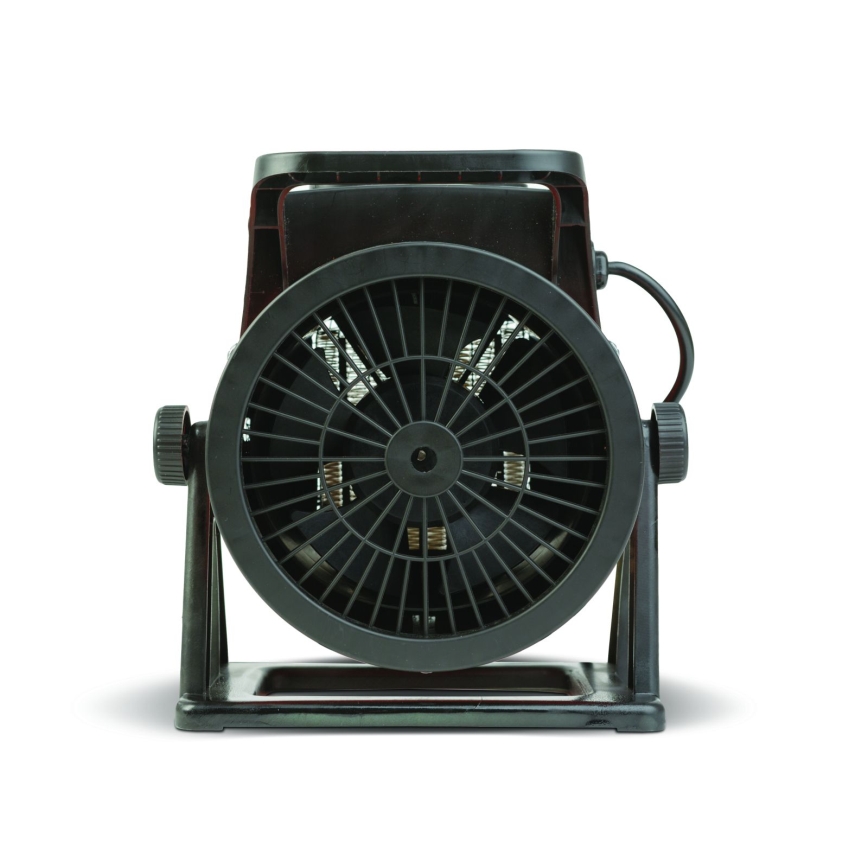 Вентилатор с керамичен нагревател 1000/2000W/230V оранжев/черен