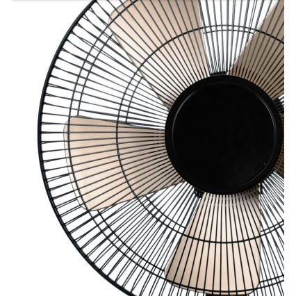 Вентилатор за маса 40W/230V Ø 35 см черен/златист