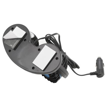 Вентилатор за табло на кола 4W/12V черен