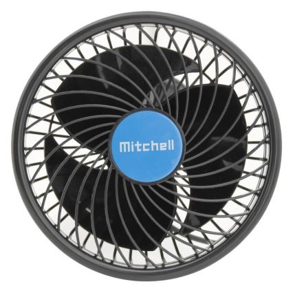 Вентилатор за кола с вендуза 9W/12V черен