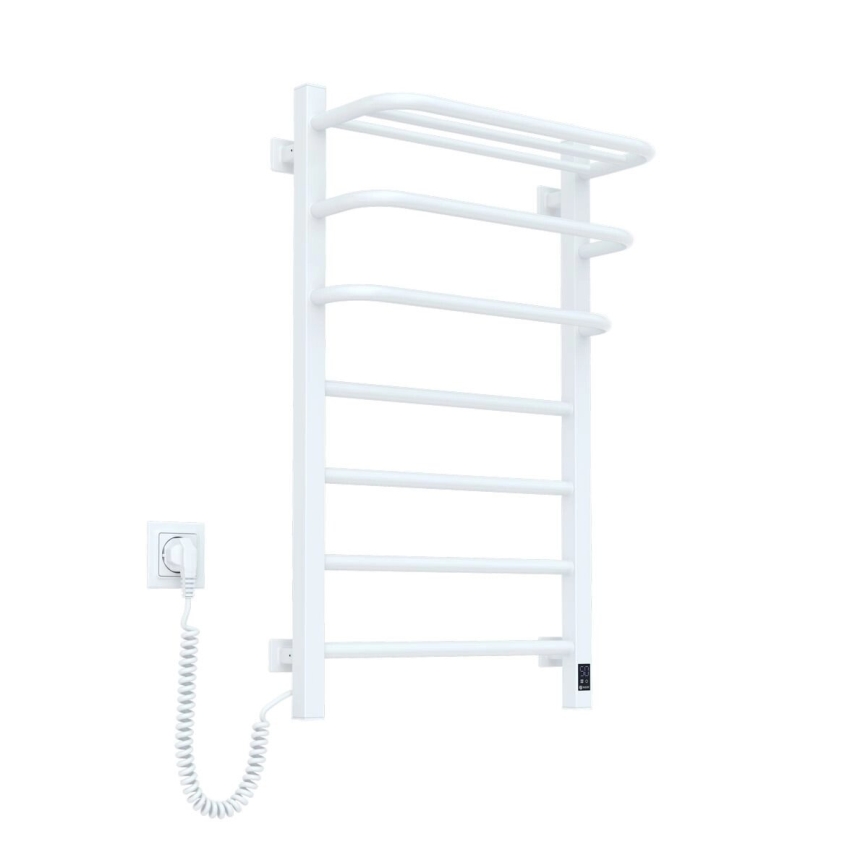 Vertaduro - Електрически сушилник за кърпи с термостат DOR 155W/230V 80x48 cm IP44 бял ляв