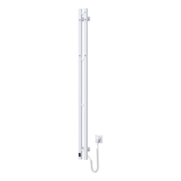 Vertaduro - Електрически сушилник за кърпи с термостат VEO 106W/230V 150x9 cm IP44 бял десен